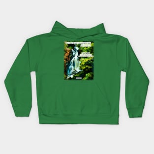 Trees planted by the water - Jeremiah 17:8 Kids Hoodie